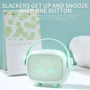 Multicolo LED Display USB Clock Alarm Clock Night Light Alarm Clock Time Prompt Home Gift Automatic Multi-Functional
Multicolo LED Display USB Clock Alarm Clock Night Light Alarm Clock Time Prompt Home Gift Automatic Multi-Functional