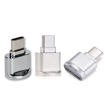 USB Type C Card Reader Aluminum Alloy TF Flash Memory Card Reader OTG Adapter for MacBook Windows
USB Type C Card Reader Aluminum Alloy TF Flash Memory Card Reader OTG Adapter for MacBook Windows