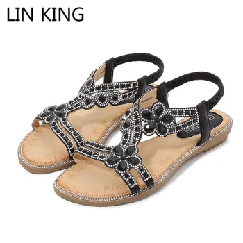 LIN KING Women Sandals Summer 2020 Female Shoes Woman Fashion Top Quality Flats Casual Sandals Big Size Bohemia Rhinestone Shoes
LIN KING Women Sandals Summer 2020 Female Shoes Woman Fashion Top Quality Flats Casual Sandals Big Size Bohemia Rhinestone Shoes