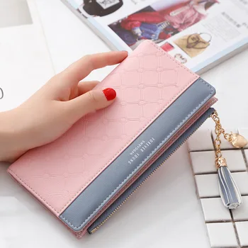 Ladies Purse Long Money Bag Luxury Leather Wallet Women Card Holder Zipper Phone Pocketassel Women Wallets Clutch Portfel 
Ladies Purse Long Money Bag Luxury Leather Wallet Women Card Holder Zipper Phone Pocketassel Women Wallets Clutch Portfel