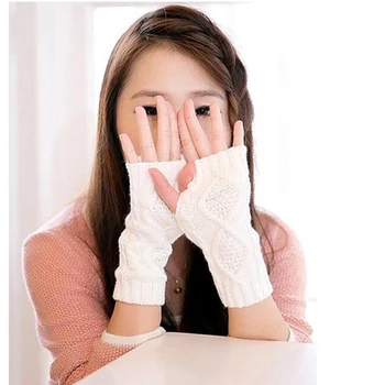 Knitted Long Hand Gloves Fingerless Couple Gloves Women's Warm Embroidered Winter Gloves Unisex Guantes Invierno Mujer Luvas 
Knitted Long Hand Gloves Fingerless Couple Gloves Women's Warm Embroidered Winter Gloves Unisex Guantes Invierno Mujer Luvas