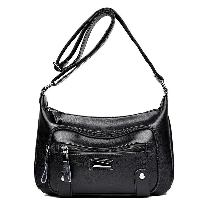 New Style Fashion Soft Leather WOMEN'S Bag Middle-aged Mommy Bag Crossbody Bag Simple Versatile Hand Women's Bag
New Style Fashion Soft Leather WOMEN'S Bag Middle-aged Mommy Bag Crossbody Bag Simple Versatile Hand Women's Bag