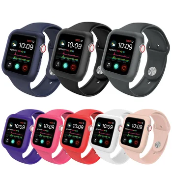 For Apple Watch Series 1/2/3/4 44mm Luxury Loop Band Silica Gel Belt Replacement Bracelet Adjustable Watchband With Case Cover
For Apple Watch Series 1/2/3/4 44mm Luxury Loop Band Silica Gel Belt Replacement Bracelet Adjustable Watchband With Case Cover