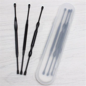 3Pcs/Set Double-ended Stainless Steel Spiral Ear Pick Spoon Ear Wax Removal Cleaner Ear Tool Kit Multi-function Portable
3Pcs/Set Double-ended Stainless Steel Spiral Ear Pick Spoon Ear Wax Removal Cleaner Ear Tool Kit Multi-function Portable