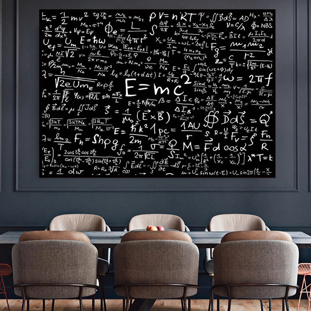 E Mc2 Quality Formula Letter Canvas Print Making Mathematical Formula Picture Mural Poster Living Room Home Decoration
E Mc2 Quality Formula Letter Canvas Print Making Mathematical Formula Picture Mural Poster Living Room Home Decoration