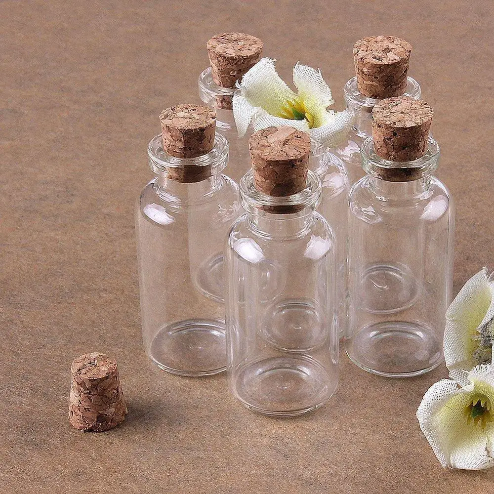 Wholesale Containers Decoration Popular Message Vials Cheap Bottle Mini Glass Jars DIY Small Cork Stopper Ornaments 4/5/6/7/8/10
Wholesale Containers Decoration Popular Message Vials Cheap Bottle Mini Glass Jars DIY Small Cork Stopper Ornaments 4/5/6/7/8/10
