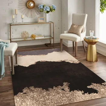 Fashionable Nordic Simple Abstract Golden Oil Painting Stitching Kitchen Living Room Bedroom Bedside Carpet Floor Mats
Fashionable Nordic Simple Abstract Golden Oil Painting Stitching Kitchen Living Room Bedroom Bedside Carpet Floor Mats