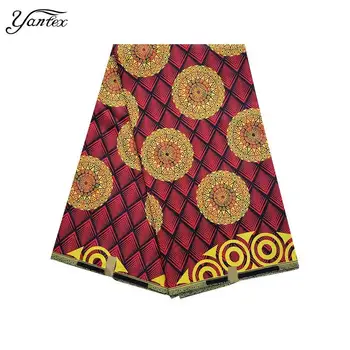 YANTEX African Wax Prints Fabric Ankara Polyester Printed Wax Tissu Africain 6 Yards/Piece New Fashion African Real Wax Fabric
YANTEX African Wax Prints Fabric Ankara Polyester Printed Wax Tissu Africain 6 Yards/Piece New Fashion African Real Wax Fabric