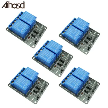 5PCS/LOT 2 Channel NEW 5V 2-Channel Relay Module Shield For Arduino ARM PIC AVR DSP Electronic With Optocoupler Dropshipping
5PCS/LOT 2 Channel NEW 5V 2-Channel Relay Module Shield For Arduino ARM PIC AVR DSP Electronic With Optocoupler Dropshipping