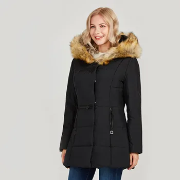 Winter Coat Women Padded Jacket Warmness Hood Faux Fur Casual White Plus Size Thick Zipper Solid Elegant Female Fashion Overcoat
Winter Coat Women Padded Jacket Warmness Hood Faux Fur Casual White Plus Size Thick Zipper Solid Elegant Female Fashion Overcoat