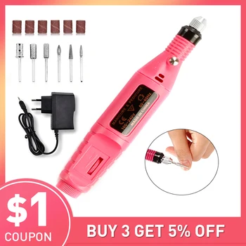 Electric Nail Drill Bits Set Machine Apparatus for Manicure Mill Cutter Tools Gel Polish Remover Pen Cuticle Grinder Nail File 
Electric Nail Drill Bits Set Machine Apparatus for Manicure Mill Cutter Tools Gel Polish Remover Pen Cuticle Grinder Nail File