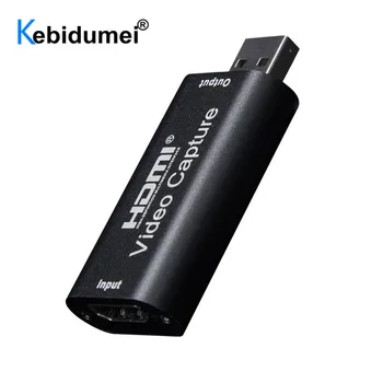 Portable USB 2.0 HDMI Video Capture Card Video Grabber Record Box For PS4 Game DVD Camcorder HD Camera Recording Live Streaming
Portable USB 2.0 HDMI Video Capture Card Video Grabber Record Box For PS4 Game DVD Camcorder HD Camera Recording Live Streaming