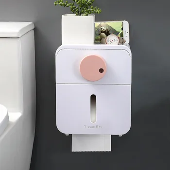 Portable Toilet Paper Holder Multifunction Double-layer Tissue Box Waterproof Organizer Home Bathroom Accessories Set
Portable Toilet Paper Holder Multifunction Double-layer Tissue Box Waterproof Organizer Home Bathroom Accessories Set