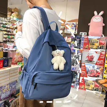 New Fashion Female Backpack Solid Color Women Backpack College School School Bag Students Travel Shoulder Bags For Teenage Girls
New Fashion Female Backpack Solid Color Women Backpack College School School Bag Students Travel Shoulder Bags For Teenage Girls