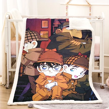 Detective Conan Funny Character Blanket 3D Print Sherpa Blanket on Bed Home Textiles Dreamlike Style 03
Detective Conan Funny Character Blanket 3D Print Sherpa Blanket on Bed Home Textiles Dreamlike Style 03