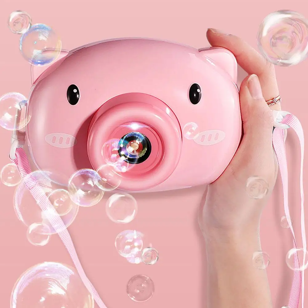 Cute Cartoon Pig Camera Kids Baby Bubble Machine Outdoor Automatic Bubble Maker Gift for Girlfriend Bath Toys for Children Toys
Cute Cartoon Pig Camera Kids Baby Bubble Machine Outdoor Automatic Bubble Maker Gift for Girlfriend Bath Toys for Children Toys
