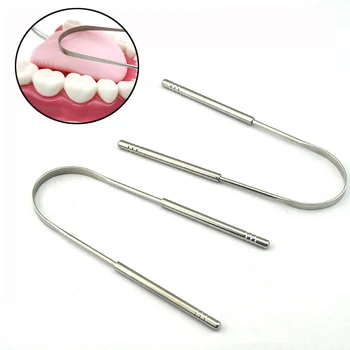 1PC Tongue Cleaner Stainless Steel Dental Care Tool Good Breath Cleaner Scraper Handle Hygiene Toothbrush Tongue Applicator
1PC Tongue Cleaner Stainless Steel Dental Care Tool Good Breath Cleaner Scraper Handle Hygiene Toothbrush Tongue Applicator