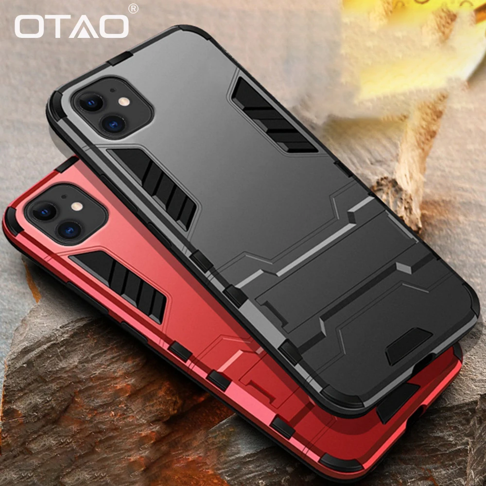 OTAO Case For iPhone 11 2019 X XS XR 7 8 6 6s Plus Shockproof Armor Cover For iPhone 11 Pro MAX Invisible Stand Holder Hard Case
OTAO Case For iPhone 11 2019 X XS XR 7 8 6 6s Plus Shockproof Armor Cover For iPhone 11 Pro MAX Invisible Stand Holder Hard Case