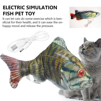Cat Teaser Toy USB Charging Electric Pet Cat Toy 30cm Simulation Realistic Wagging Fish Pet Cat Interactive Toy Pet Supplies
Cat Teaser Toy USB Charging Electric Pet Cat Toy 30cm Simulation Realistic Wagging Fish Pet Cat Interactive Toy Pet Supplies