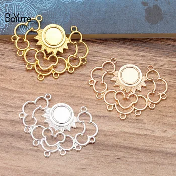 BoYuTe Wholesale 20Pcs Metal Alloy 49*38.5MM Flower with 10MM Blank Jewelry Materials Diy Hand Made Accessories Parts
BoYuTe Wholesale 20Pcs Metal Alloy 49*38.5MM Flower with 10MM Blank Jewelry Materials Diy Hand Made Accessories Parts