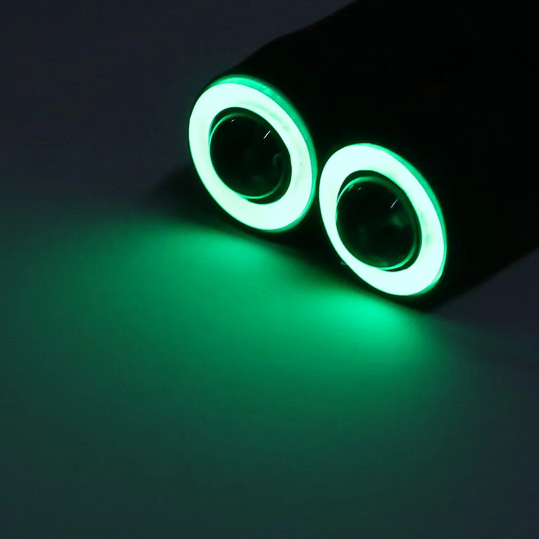 2 LEDs 10mm/13mm Red White Blue Yellow Green Angel Eyes LED Headlight Light For 1/10 RC Cars Truck