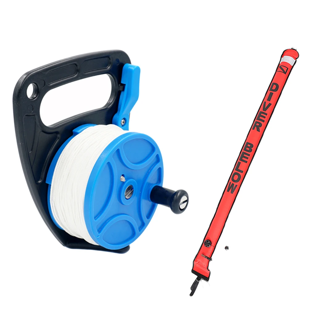 83m Cave/Wreck Dive Snorkeling Reel with Handle & Line Controller + 1.8m Divers Surface Marker Buoy
83m Cave/Wreck Dive Snorkeling Reel with Handle & Line Controller + 1.8m Divers Surface Marker Buoy