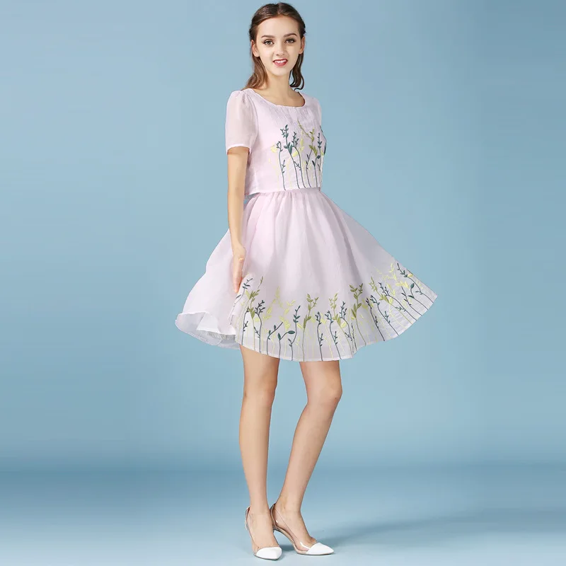 6208 # Spring Summer New Style Retro WOMEN'S Dress Slim Fit Elegant Embroidery Mock Two-Piece Knee-Length Dress
6208 # Spring Summer New Style Retro WOMEN'S Dress Slim Fit Elegant Embroidery Mock Two-Piece Knee-Length Dress