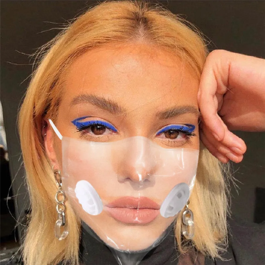 Person - 5PCS Adult Lip Visual Shield Splash Transparent Plastic Safety Faces Shields Screen Spare Visors For Eye Faces Protection