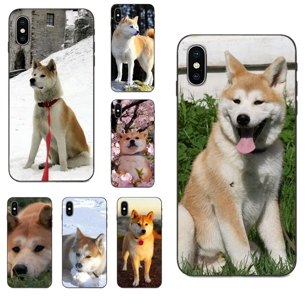 For Xiaomi Redmi Note 3 3S 4 4A 4X 5 5A 6 6A 7 7A K20 Plus Pro S2 Y2 Y3 Soft TPU Live Love Phone Animal Cute Dog Akita Painted | Мобильные