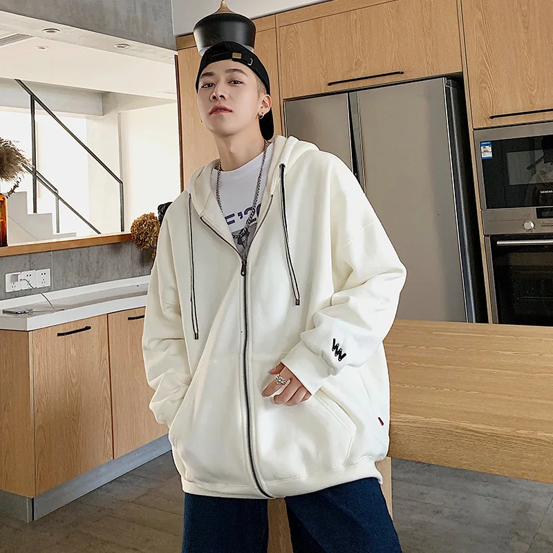 Men's Clothing Solid Sweatshirt Couple Korean Style Hooded Jacket Youth Plaid Color Outerwear Print Hip Hop Loose Hoody
Men's Clothing Solid Sweatshirt Couple Korean Style Hooded Jacket Youth Plaid Color Outerwear Print Hip Hop Loose Hoody