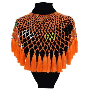 African Multilayers Choker Necklaces Fringed Tassel Women Big Collar Bib Statement Necklace Handmade Ethnic Indian Jewelry 
African Multilayers Choker Necklaces Fringed Tassel Women Big Collar Bib Statement Necklace Handmade Ethnic Indian Jewelry