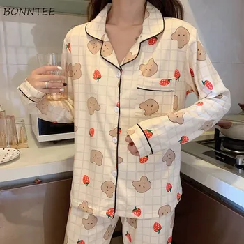 Pajama Sets Women Sweet Trendy Soft Daily Casual Ulzzang Popular Ladies Homewear Spring Long Sleeve College Girls Sleepwear New 
Pajama Sets Women Sweet Trendy Soft Daily Casual Ulzzang Popular Ladies Homewear Spring Long Sleeve College Girls Sleepwear New