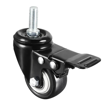 uxcell 1.5 Inch Swivel Caster Wheels PU 360 Degree Threaded Stem Caster Wheel with Brake, M8 x 25mm, 110lb Capacity
uxcell 1.5 Inch Swivel Caster Wheels PU 360 Degree Threaded Stem Caster Wheel with Brake, M8 x 25mm, 110lb Capacity