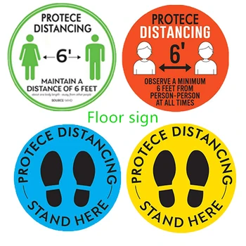 Social Distancing Floor Sign Ground Sticker Crowd Control Guidance Mall School Distancing Floor Sticker Non-slip Floor Decals
Social Distancing Floor Sign Ground Sticker Crowd Control Guidance Mall School Distancing Floor Sticker Non-slip Floor Decals