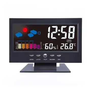 Home Decor clocks Digital Alarm Clock Temperature display black Electronic clocks Led Light Indoor Weather Station fashion Clock 
Home Decor clocks Digital Alarm Clock Temperature display black Electronic clocks Led Light Indoor Weather Station fashion Clock