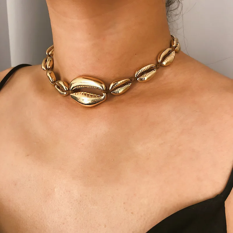 States cross-border jewelry sector contracted exaggeration and women shells adjustable sautoir joker necklace of shells
States cross-border jewelry sector contracted exaggeration and women shells adjustable sautoir joker necklace of shells