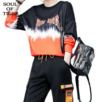 SOUL OF TIGER 2020 Korean Fashion Ladies Printed Two Pieces Sets Womens Embroidery Vintage Tracksuits Loose Tops And Harem Pants
SOUL OF TIGER 2020 Korean Fashion Ladies Printed Two Pieces Sets Womens Embroidery Vintage Tracksuits Loose Tops And Harem Pants