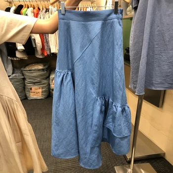 2020 Summer Elegant Women Skirts New Style High-waisted Fashion Solid Color Cool Irregular Hem Joint Skirt Women's
2020 Summer Elegant Women Skirts New Style High-waisted Fashion Solid Color Cool Irregular Hem Joint Skirt Women's