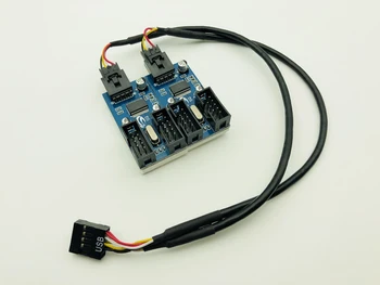9pin USB header Male 1 to 4 Female Extension Cable Desktop Card 9Pin HUB USB 2.0 Extender Connector Adapter Port Multilier
9pin USB header Male 1 to 4 Female Extension Cable Desktop Card 9Pin HUB USB 2.0 Extender Connector Adapter Port Multilier