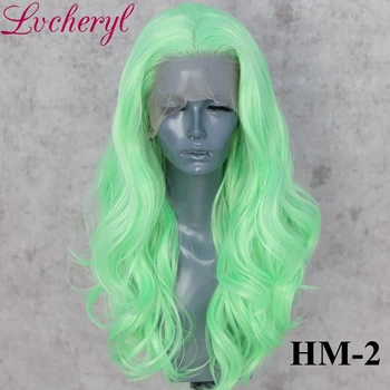 Lvcheryl Synthetic Lace Front Wigs Green Color Hair Hand Tied Heat Resistant Hair Cosplay Drag Queen Make up Wigs for Women
Lvcheryl Synthetic Lace Front Wigs Green Color Hair Hand Tied Heat Resistant Hair Cosplay Drag Queen Make up Wigs for Women