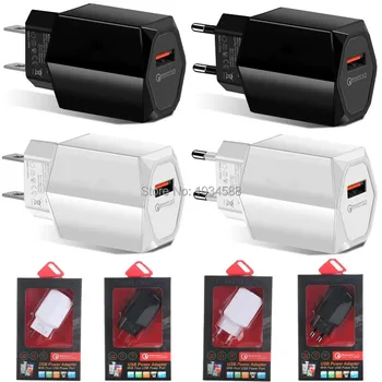 18W Quick Charging Fast Wall Charger Eu US Plug Power Adapter For Iphone 7 8 Plus Samsung Tablet Pc mp3
18W Quick Charging Fast Wall Charger Eu US Plug Power Adapter For Iphone 7 8 Plus Samsung Tablet Pc mp3