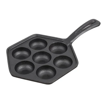Cast Iron Stuffed Nonstick StuffedPancake Pan,Munk/Aebleskiver,House Cast Iron Griddle for Various Spherical Food
Cast Iron Stuffed Nonstick StuffedPancake Pan,Munk/Aebleskiver,House Cast Iron Griddle for Various Spherical Food