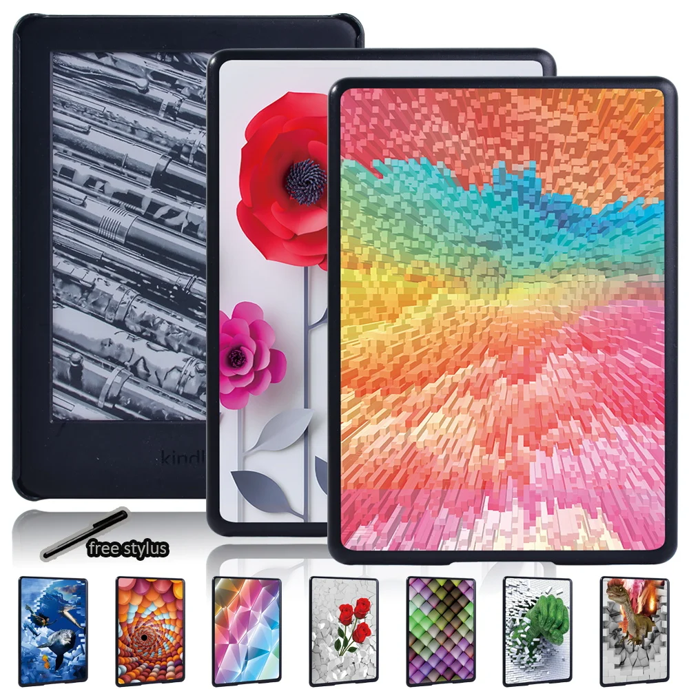 New 3D Print Pattern Back Case Fit Amazon Kindle Paperwhite 1/2/3/4/All-new Kindle (10th Gen) 2019/8th Gen 2016 Tablet Case +pen
New 3D Print Pattern Back Case Fit Amazon Kindle Paperwhite 1/2/3/4/All-new Kindle (10th Gen) 2019/8th Gen 2016 Tablet Case +pen