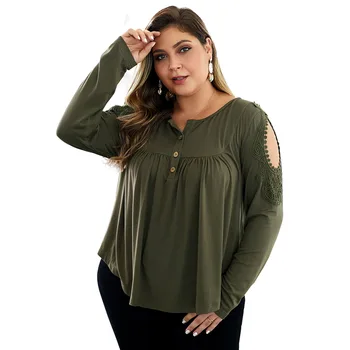 Originally designed long sleeve shirts women large size Tee Shirt Femme fashion style Big Size Shirt 2019 
Originally designed long sleeve shirts women large size Tee Shirt Femme fashion style Big Size Shirt 2019