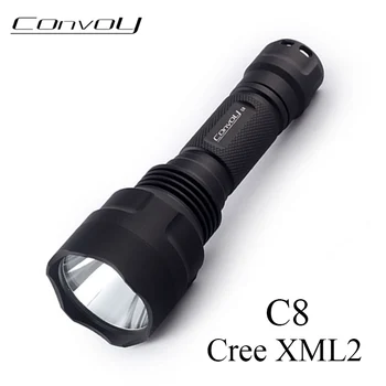 Convoy C8 Cree XM-L2 T6 U2 LED Flashlight 7135*8 Linterna LED Tactical Torch Light Camp Lantern Powerful Flash Light Work Light
Convoy C8 Cree XM-L2 T6 U2 LED Flashlight 7135*8 Linterna LED Tactical Torch Light Camp Lantern Powerful Flash Light Work Light