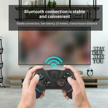 Wireless Bluetooth Gamepad For Nintendo Switch Controller Joystick USB Joystick Controller Control For Games With 6-Axis Handle
Wireless Bluetooth Gamepad For Nintendo Switch Controller Joystick USB Joystick Controller Control For Games With 6-Axis Handle