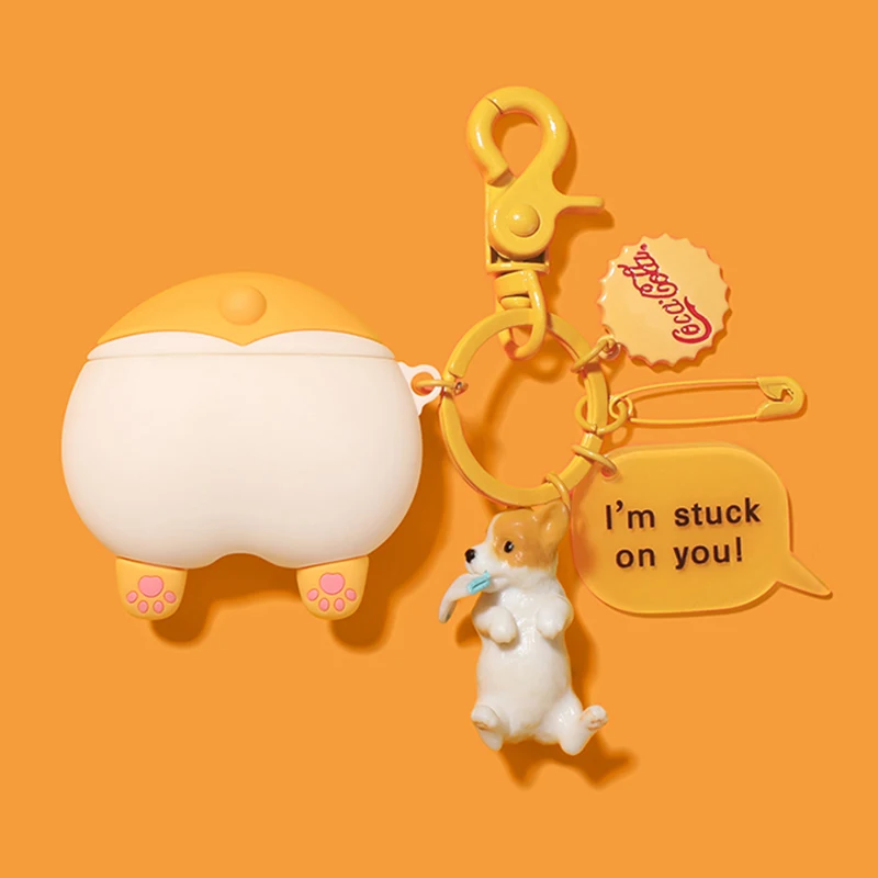 airpods case cute silicone cases for airpods1 2 earphone case tpu soft Protective cover for apple airpods pro box with keychain
airpods case cute silicone cases for airpods1 2 earphone case tpu soft Protective cover for apple airpods pro box with keychain