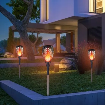 51LED Solar Flame Lamp Outdoor Torch Lights Safety Waterproof Light Flicker Lights for Garden Decoration
51LED Solar Flame Lamp Outdoor Torch Lights Safety Waterproof Light Flicker Lights for Garden Decoration