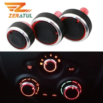 Zeratul 3Pcs AC Knob Air Conditioning Heat Control Switch Knobs for Nissan New Sunny March Aluminum Alloy Parts Accessories
Zeratul 3Pcs AC Knob Air Conditioning Heat Control Switch Knobs for Nissan New Sunny March Aluminum Alloy Parts Accessories