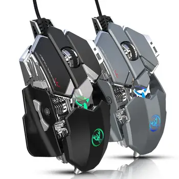 Gaming Mouse Wired 6400DPI 6-level Adjustable Mice Gamer 9 Button RGB LED Color Backlit Opto-electronic Mouse For PC Pro Gamer
Gaming Mouse Wired 6400DPI 6-level Adjustable Mice Gamer 9 Button RGB LED Color Backlit Opto-electronic Mouse For PC Pro Gamer